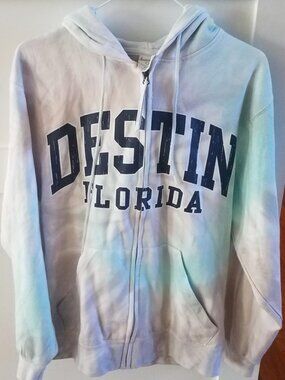 🌴NWT Destin Florida Zip Up Hoodie Sweatshirt Jacket🌴